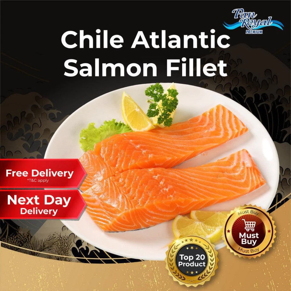 Frozen Chile Atlantic Salmon Fillet (500g +/-)